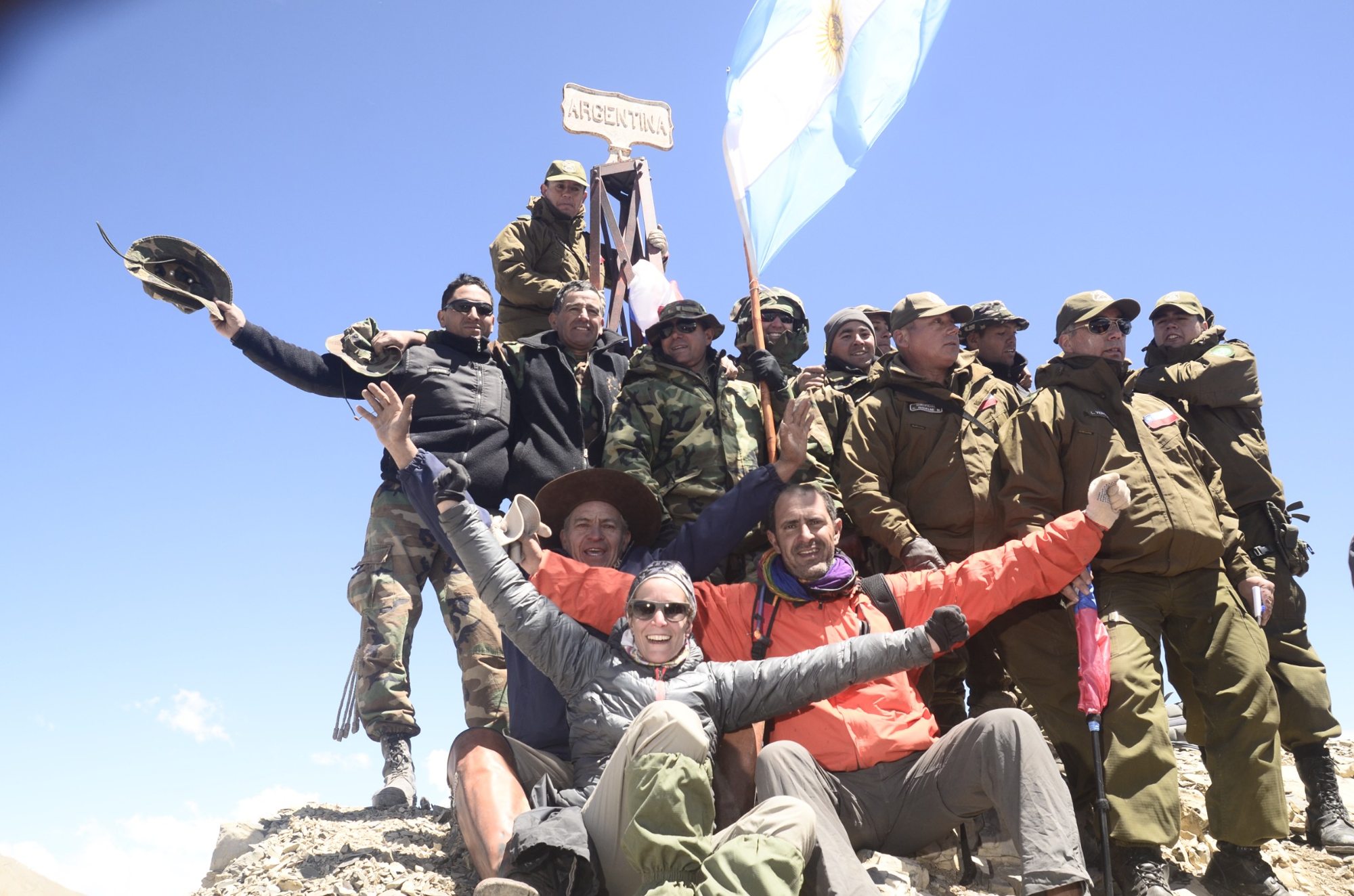 Cruce de los Andes, fotografía de expedición 20